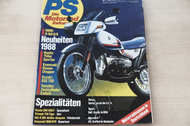 Deckblatt PS Sport Motorrad (07/1987)